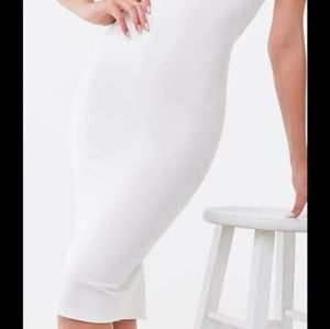 Knit bodycon midi dress